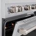 ZLINE 30 in. 4.2 cu. ft. 4 Burner Gas Range with Convection Gas Oven in Stainless Steel, SGR30 - Farmhouse Kitchen and Bath