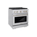ZLINE 30 in. 4.2 cu. ft. 4 Burner Gas Range with Convection Gas Oven in Stainless Steel, SGR30 - Farmhouse Kitchen and Bath