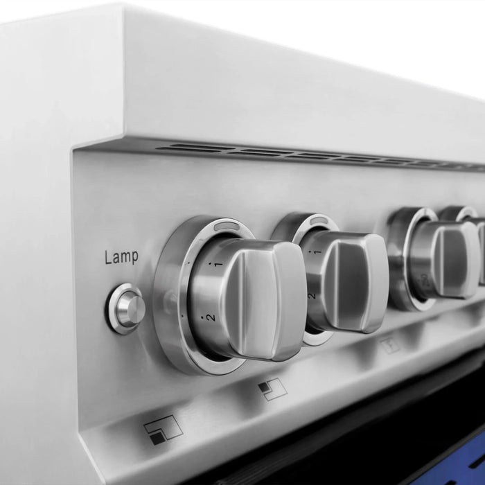 ZLINE 30" Induction Range with a 4 Element Stove and Electric Oven in Stainless Steel RAIND - BM - 30 - Farmhouse Kitchen and Bath