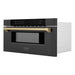 ZLINE 30" Microwave Drawer, Black Stainless, Bronze MWDZ - 30 - BS - CB - Farmhouse Kitchen and Bath