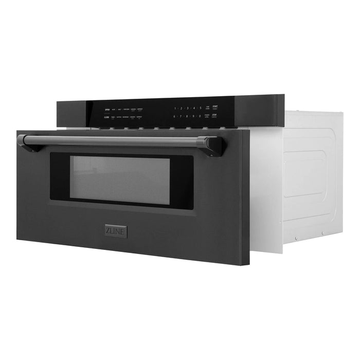 ZLINE 30" Microwave Drawer in Black Stainless MWD - 30 - BS - Farmhouse Kitchen and Bath