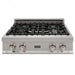 ZLINE 30" Porcelain Rangetop, DuraSnow, Stainless Steel, RTS - 30 - Farmhouse Kitchen and Bath