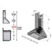 ZLINE 30" Professional Wall Range Hood, Stainless Steel, 597CRN - 30 - Farmhouse Kitchen and Bath