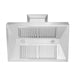 ZLINE 30" Snow Finish Stainless Range Hood with Snow Finish Shell, 8654SN - 30 - Farmhouse Kitchen and Bath