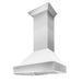 ZLINE 30" Snow Finish Wall Range Hood, White Matte Shell, 8654WM - 30 - Farmhouse Kitchen and Bath