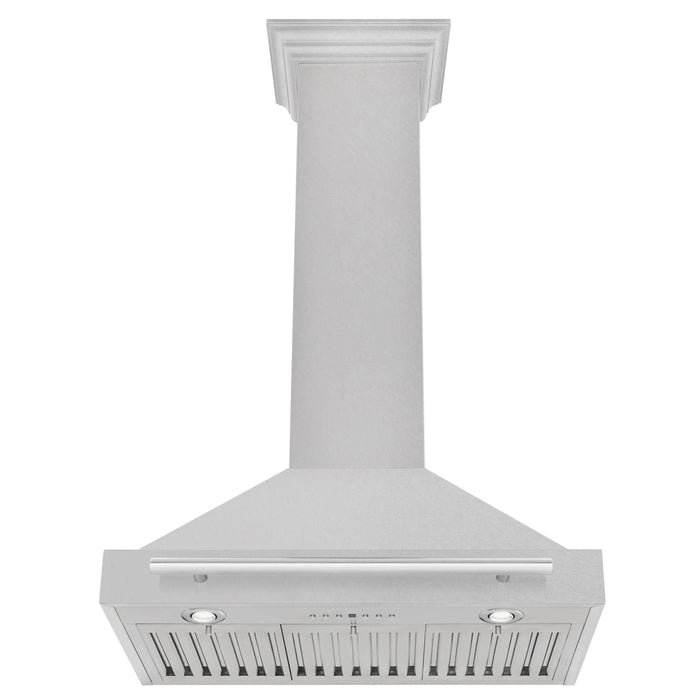 ZLINE 30" Stainless Steel Range Hood, Stainless Steel Handle KB4SNX - 30 - Farmhouse Kitchen and Bath