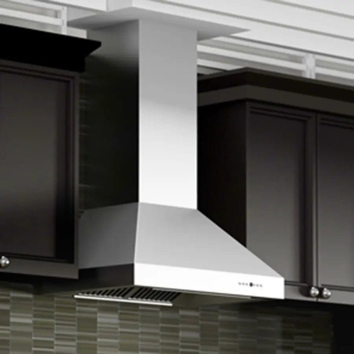 ZLINE 30" Stainless Steel Wall Range Hood, 667 - 30 - Farmhouse Kitchen and Bath