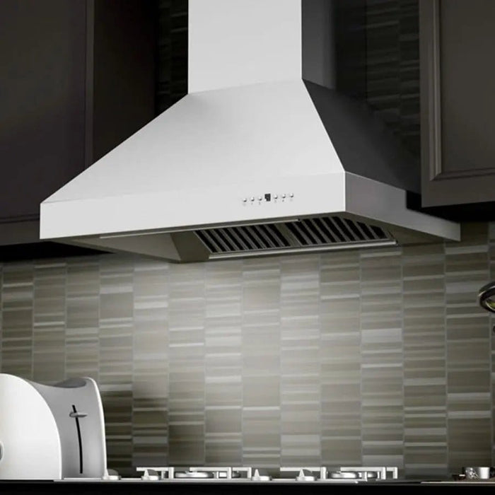 ZLINE 30" Stainless Steel Wall Range Hood, 667 - 30 - Farmhouse Kitchen and Bath