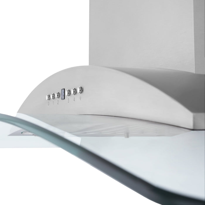 ZLINE 30" Wall Range Hood, Stainless, Bluetooth Speakers, KNCRN - BT - 30 - Farmhouse Kitchen and Bath