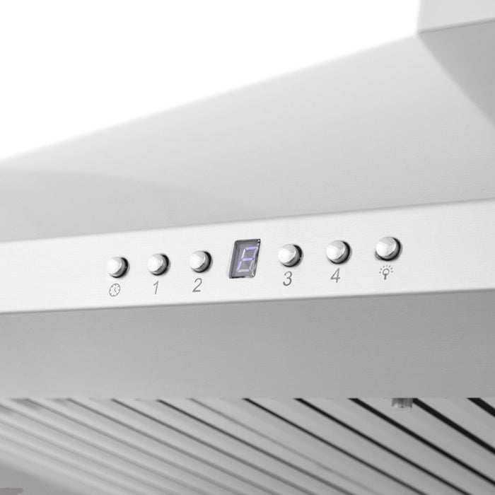 ZLINE 30" Wall Range Hood, Stainless, CrownSound Speakers, KF1CRN - BT - 30 - Farmhouse Kitchen and Bath