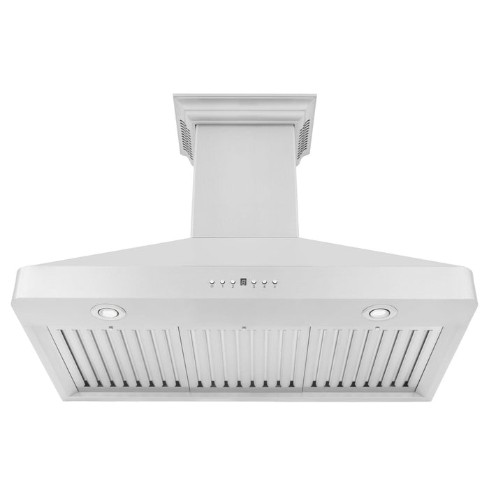 ZLINE 30" Wall Range Hood, Stainless, CrownSound Speakers, KF2CRN - BT - 30 - Farmhouse Kitchen and Bath