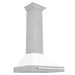 ZLINE 30" White Matte Range Hood, Stainless Steel Handle KB4SNX - WM - 30 - Farmhouse Kitchen and Bath