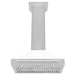 ZLINE 30" White Matte Range Hood, Stainless Steel Handle KB4SNX - WM - 30 - Farmhouse Kitchen and Bath