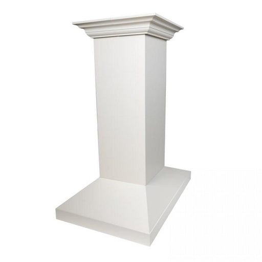 ZLINE 30" Wooden Island Mount Range Hood in Cottage White, KBiTT - RD - 30 - Farmhouse Kitchen and Bath
