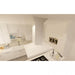 ZLINE 30" Wooden Island Mount Range Hood in Cottage White, KBiTT - RD - 30 - Farmhouse Kitchen and Bath