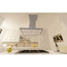 ZLINE 30" Wooden Island Range Hood in Gray, KBiUU - 30 - Farmhouse Kitchen and Bath