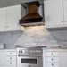 ZLINE 30" Wooden Wall Range Hood, Hamilton, Remote Motor, 329AH - RD - 30 - Farmhouse Kitchen and Bath