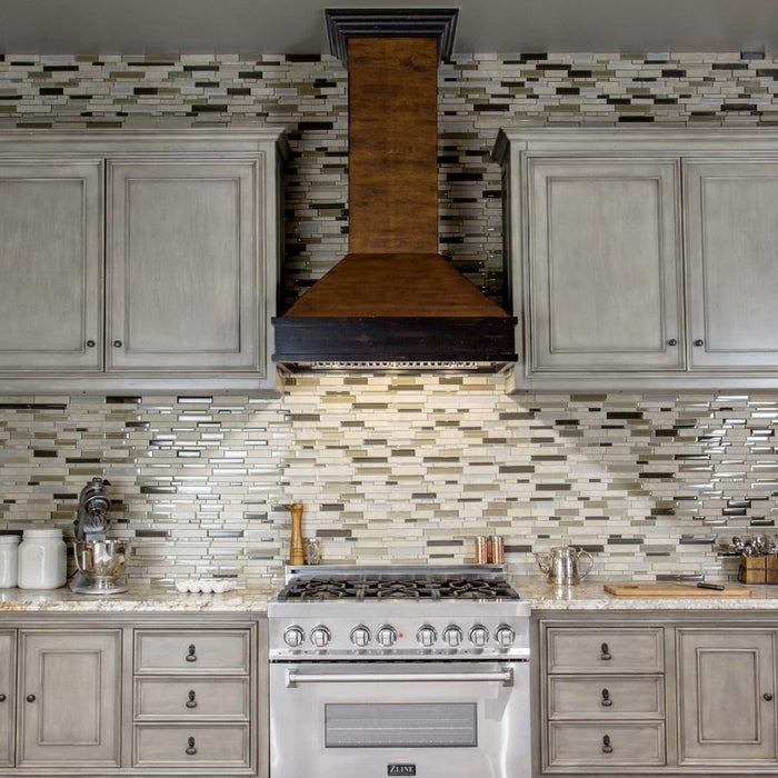 ZLINE 30" Wooden Wall Range Hood, Hamilton, Remote Motor, 329AH - RD - 30 - Farmhouse Kitchen and Bath