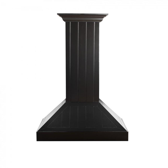 ZLINE 30" Wooden Wall Range Hood in Black - KPCC - 30 - Farmhouse Kitchen and Bath