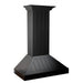 ZLINE 30" Wooden Wall Range Hood in Black - KPCC - 30 - Farmhouse Kitchen and Bath