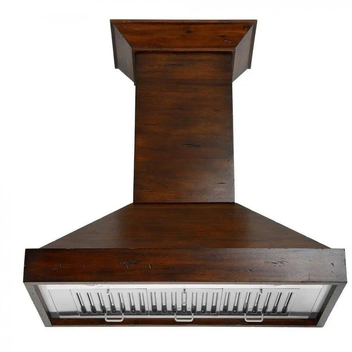 ZLINE 30" Wooden Wall Range Hood in Walnut, KBRR - 30 - Farmhouse Kitchen and Bath