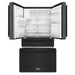 ZLINE 36" 21.6 cu. ft French Door Refrigerator with Water and Ice Dispenser in Stainless Steel RFM - W - 36 - BS - Farmhouse Kitchen and Bath