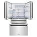 ZLINE 36" Autograph 21.6 cu. ft French Door Refrigerator with Ice Maker in Fingerprint Resistant Stainless Steel RFMZ - W - 36 - MB - Farmhouse Kitchen and Bath