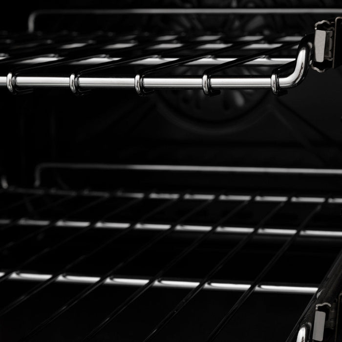 ZLINE 36" Autograph Dual Fuel Range, Black Stainless, RABZ - 36 - CB - Farmhouse Kitchen and Bath