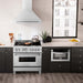 ZLINE 36" Autograph DuraSnow Stainless Steel Wall Range Hood 8654SNX - 36 - Farmhouse Kitchen and Bath