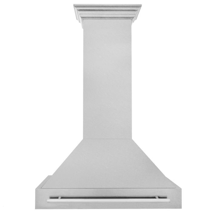 ZLINE 36" Autograph DuraSnow Stainless Steel Wall Range Hood 8654SNX - 36 - Farmhouse Kitchen and Bath