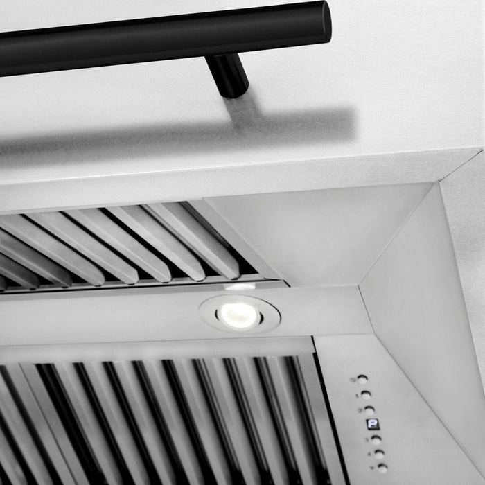 ZLINE 36" Autograph DuraSnow White Range Hood 8654SNZ - WM36 - MB - Farmhouse Kitchen and Bath