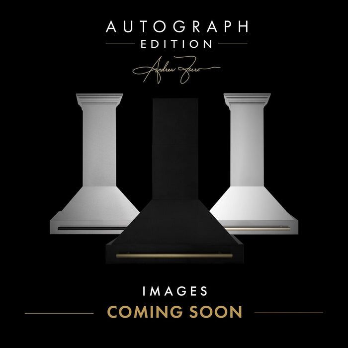 ZLINE 36" Autograph DuraSnow White Range Hood 8654SNZ - WM36 - MB - Farmhouse Kitchen and Bath
