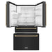 ZLINE 36" Autograph French Door Refrigerator with Water and Ice Dispenser in Black Stainless Steel RFMZ - W - 36 - BS - CB - Farmhouse Kitchen and Bath