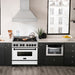 ZLINE 36" Autograph, Range, Dual Fuel, White door, RASZ - WM - 36 - MB - Farmhouse Kitchen and Bath