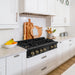 ZLINE 36" Autograph Rangetop, Black Stainless, Gold Accents, RTBZ - 36 - CB - Farmhouse Kitchen and Bath