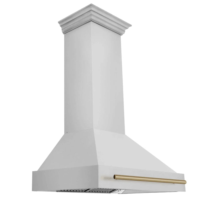 ZLINE 36" Autograph Stainless Wall Range Hood, 8654STZ - 36 - G - Farmhouse Kitchen and Bath