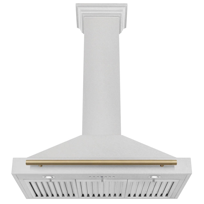 ZLINE 36" Autograph Stainless Wall Range Hood KB4SNZ - 36 - CB - Farmhouse Kitchen and Bath