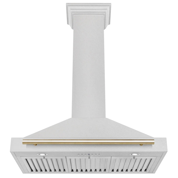 ZLINE 36" Autograph Stainless Wall Range Hood KB4SNZ - 36 - G - Farmhouse Kitchen and Bath