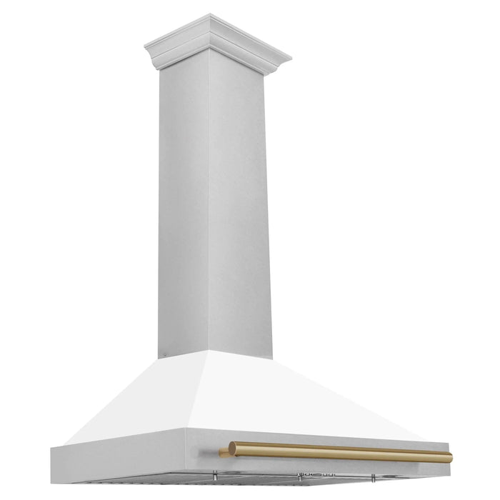 ZLINE 36" Autograph Stainless Wall Range Hood KB4SNZ - WM36 - G - Farmhouse Kitchen and Bath