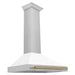 ZLINE 36" Autograph Stainless Wall Range Hood KB4SNZ - WM36 - G - Farmhouse Kitchen and Bath