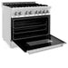 ZLINE 36" Bundle Range RA36 & Wall Range Hood KB - 36, 2KP - RARH36 - Farmhouse Kitchen and Bath