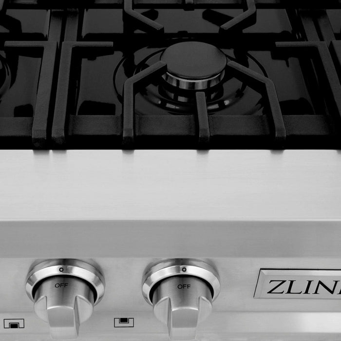 ZLINE 36" Bundle Range Top RT36 & Wall Oven AWD - 30, 2KP - RTAWD36 - Farmhouse Kitchen and Bath