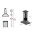 ZLINE 36" Copper Island Range Hood 8KL3iC - 36 - Farmhouse Kitchen and Bath