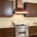 ZLINE 36" Copper Wall Range Hood, 8667C - 36 - Farmhouse Kitchen and Bath