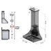 ZLINE 36" Designer Series Oil - Rubbed Bronze Wall Range Hood, 8632B - 36 - Farmhouse Kitchen and Bath