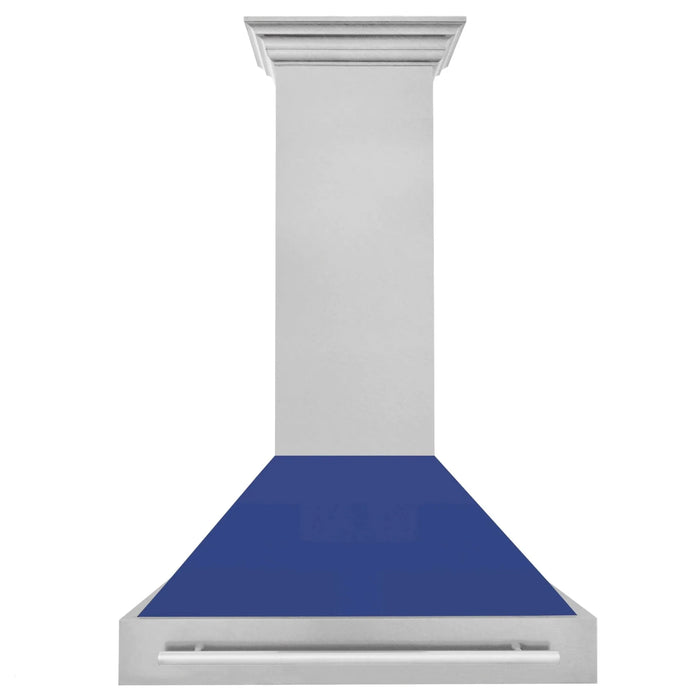 ZLINE 36" DuraSnow® Stainless Steel Range Hood 8654SNX - BM - 36 - Farmhouse Kitchen and Bath