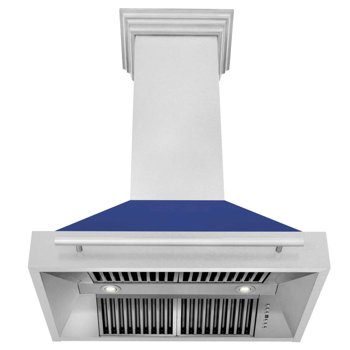 ZLINE 36" DuraSnow® Stainless Steel Range Hood 8654SNX - BM - 36 - Farmhouse Kitchen and Bath