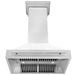 ZLINE 36" DuraSnow® Stainless Steel Range Hood 8654SNX - WM - 36 - Farmhouse Kitchen and Bath