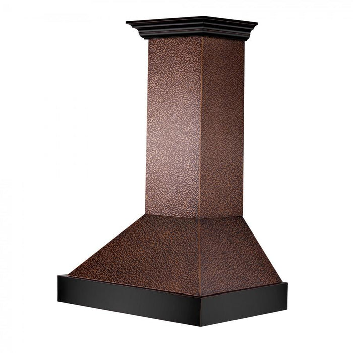 ZLINE 36" Hand - Hammered Copper Finish Wall Range Hood, 655 - HBXXX - 36 - Farmhouse Kitchen and Bath