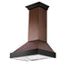ZLINE 36" Hand - Hammered Copper Finish Wall Range Hood, 655 - HBXXX - 36 - Farmhouse Kitchen and Bath